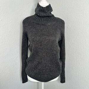 Woolrich Women's XS Gray Speckled Wool Blend Knit Sweater‎